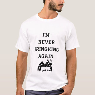 White lies drinking T-Shirt
