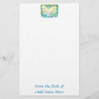 White Light Angel Stationery