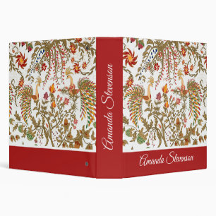 White light birds flowers floral tree forest fairy binder