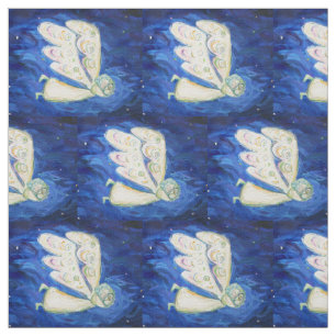 White Light Guardian Angel Art Fabric Material
