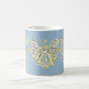 White Light Guardian Angel Custom Coffee Mug Cup