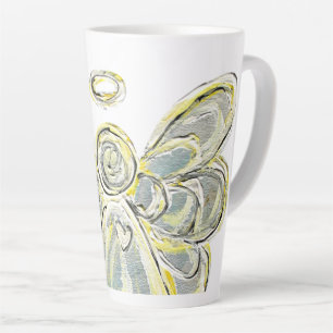 White Light Guardian Angel Custom Latte Mug Cup