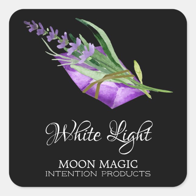 White Light Intention Candle Labels (Front)