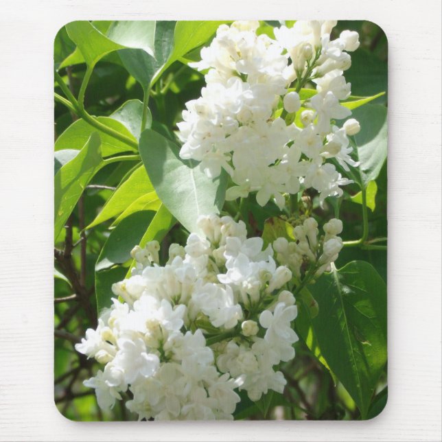 white lilac mousepad (Front)
