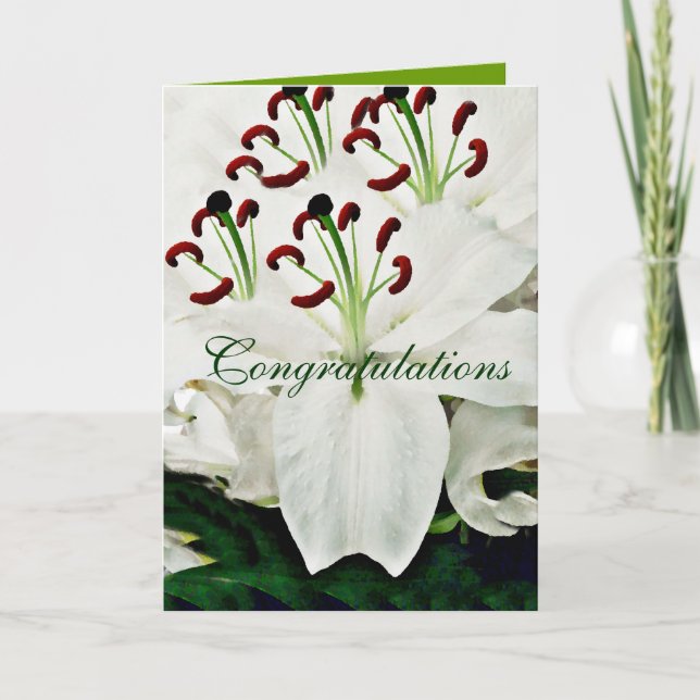 White Lilies_ Card (Front)