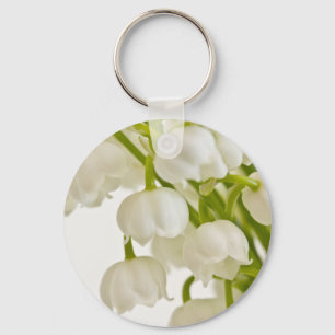 White Lilies Keychain