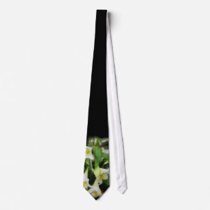 White Lilies - Tie