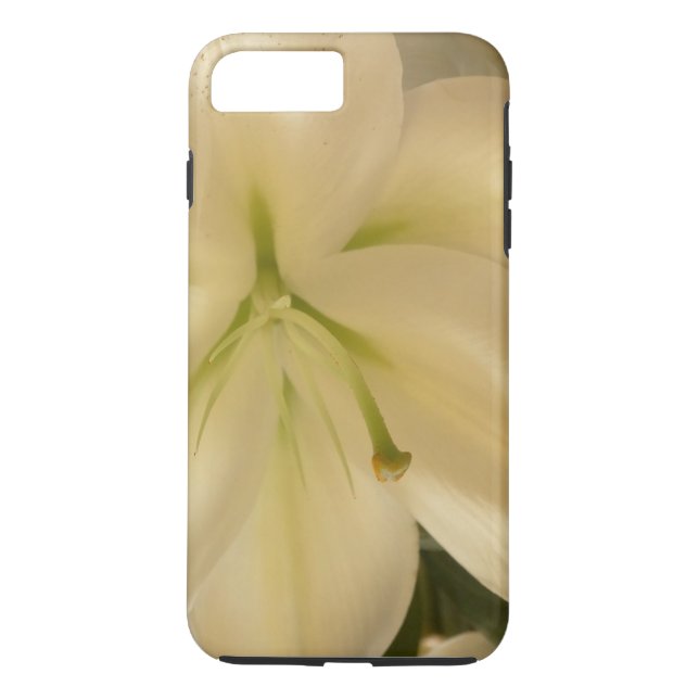 White Lillum Flower Photo iPhone 7 Plus, Tough Case-Mate iPhone Case (Back)