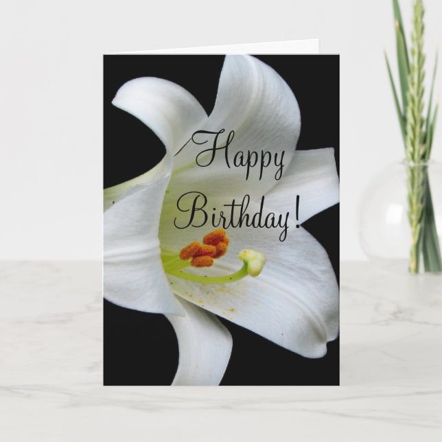 White Lily - Card (Front)