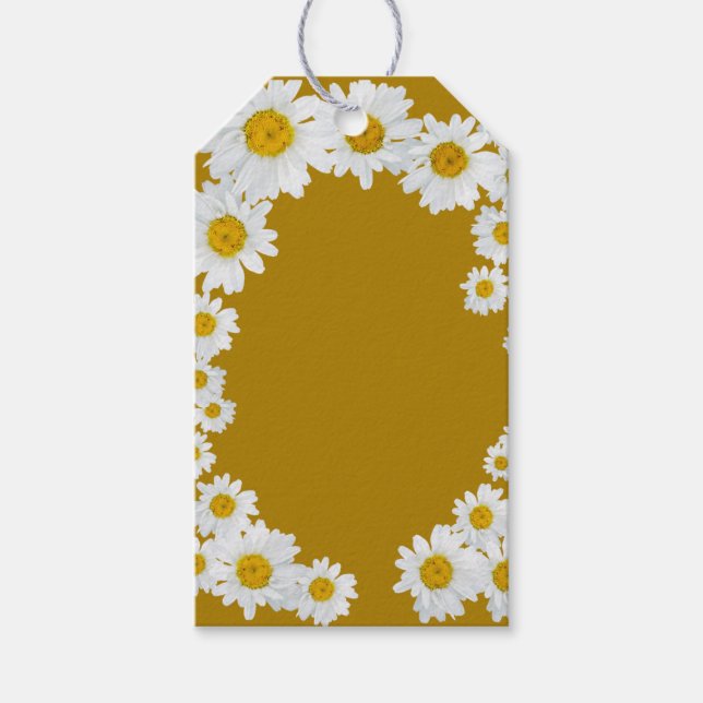 White Lily Custom Gift Tag (Front)