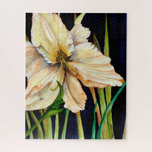 White Lily Jigsaw Puzzle (Vertical)