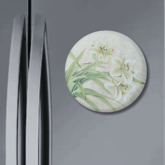 White Lily Magnet (Creator Uploaded)