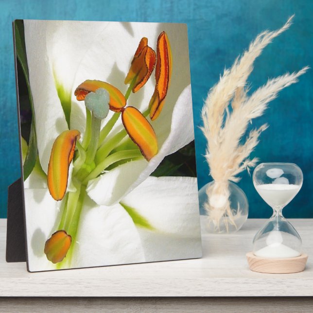 White Lily Plaque (Side)