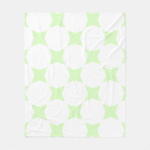 White & Lime Green Pastel Star Pattern Design