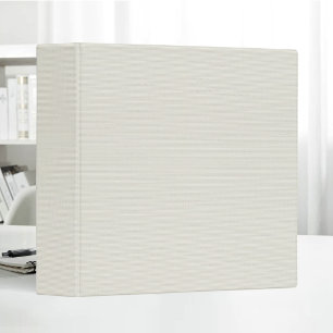 White Linen Fabric Texture Simple Blank Binder