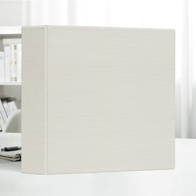 White Linen Fabric Texture Simple Blank Binder (Creator Uploaded)
