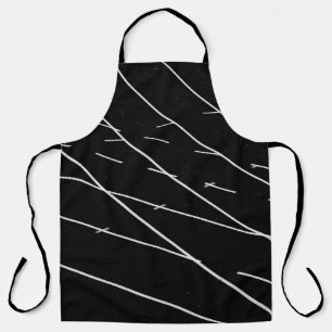White lines on track field apron