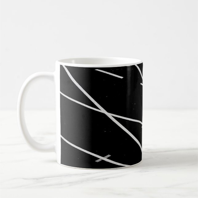 WHITE LINES ON TRACK FIELD COFFEE MUG (Left)