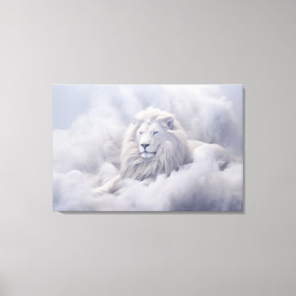 White Lion of Judah Canvas Print