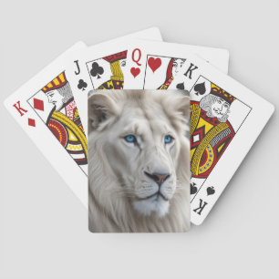 White Lion Playing Cards