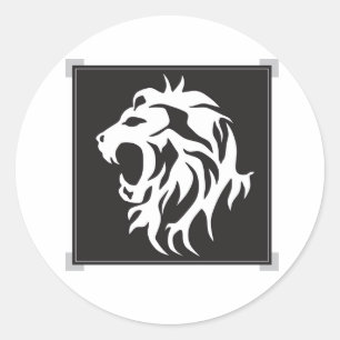 White Lion Sticker