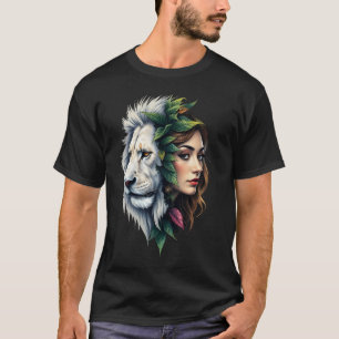 White Lion & Woman T-Shirt
