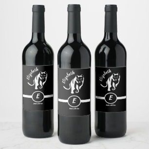 White Lioness Queen of the Hunt Wine Label