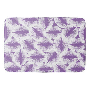 White Lips #5 Bath Mat