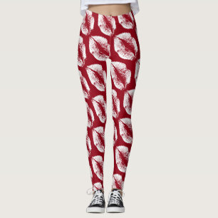 White Lips Modern Auburn Leggings