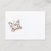 WHITE LOTUS BUSINESS CARD