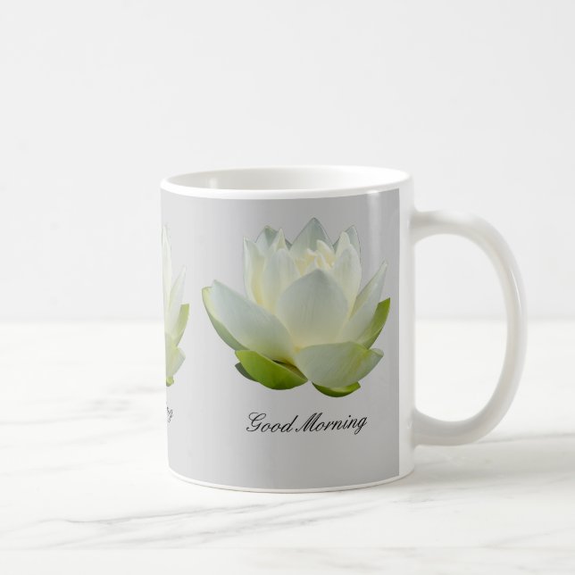 White Lotus flower mugs (Right)