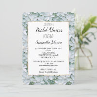 White Lotus Flowers Bridal Shower
