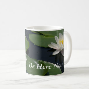 White Lotus Waterlilies Coffee Mug
