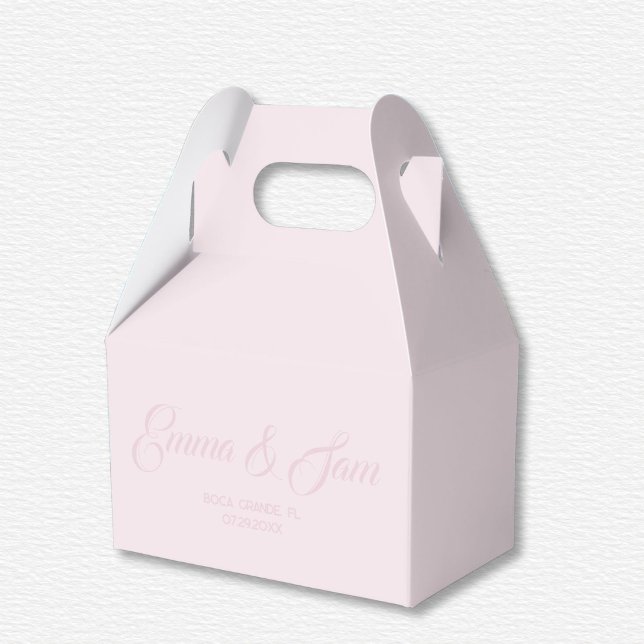 White Lotus Wedding  Favor Box (Creator Uploaded)