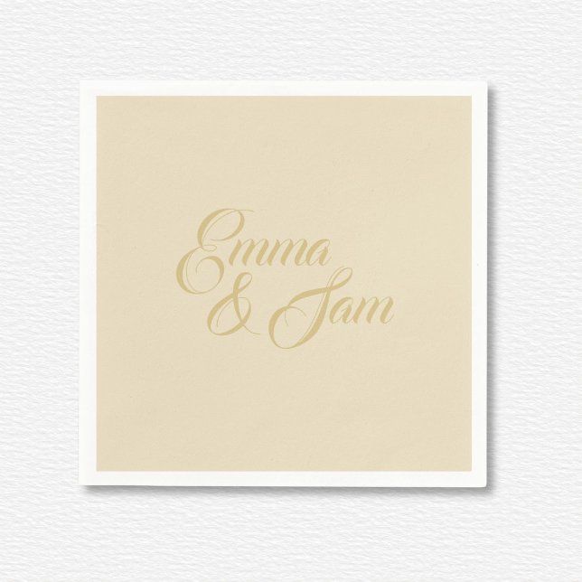 White Lotus Wedding  Napkin (Creator Uploaded)