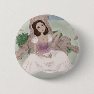 White Magic 2 Inch Round Button