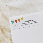 White Magic Show Return Address Labels<br><div class="desc">Top off your show-stopping theme with beautiful return address labels. This playful Magic Show design features hand-drawn illustrations full of fun and eye-catching magic against a classic white background! Customize with your own details and round out the party with the full Magic Show party supply suite.</div>