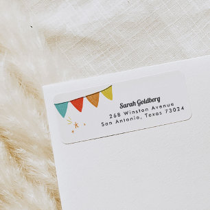 White Magic Show Return Address Labels