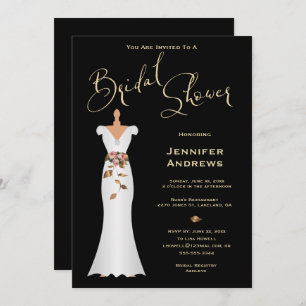White Magnolia - Bridal Shower Invitation