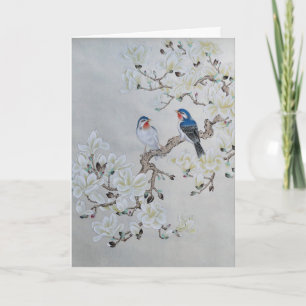 White Magnolia Card