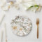 White Magnolia Floral Bridal Shower Greenery