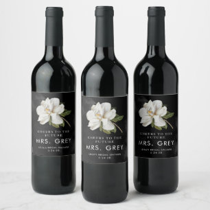 White Magnolia Future Mme Wine Étiquettes