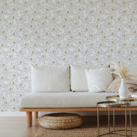 White Magnolia Hand-Drawn Southern Floral
