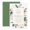 White magnolias gold frame wedding