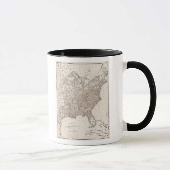 White Male Illiteracy Mug (Right)