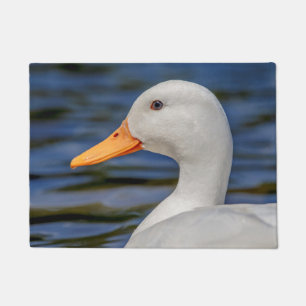 White Mallard Duck Doormat