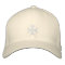 White Maltese Cross Embroidered Hat
