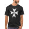 White Maltese Cross