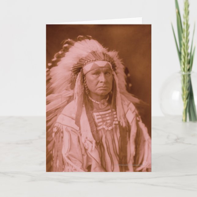 White Man Runs Him - Crow Card (Front)