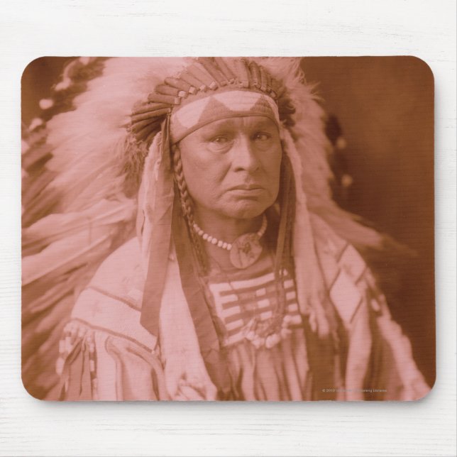 White Man Runs Him - Crow Mouse Pad (Front)